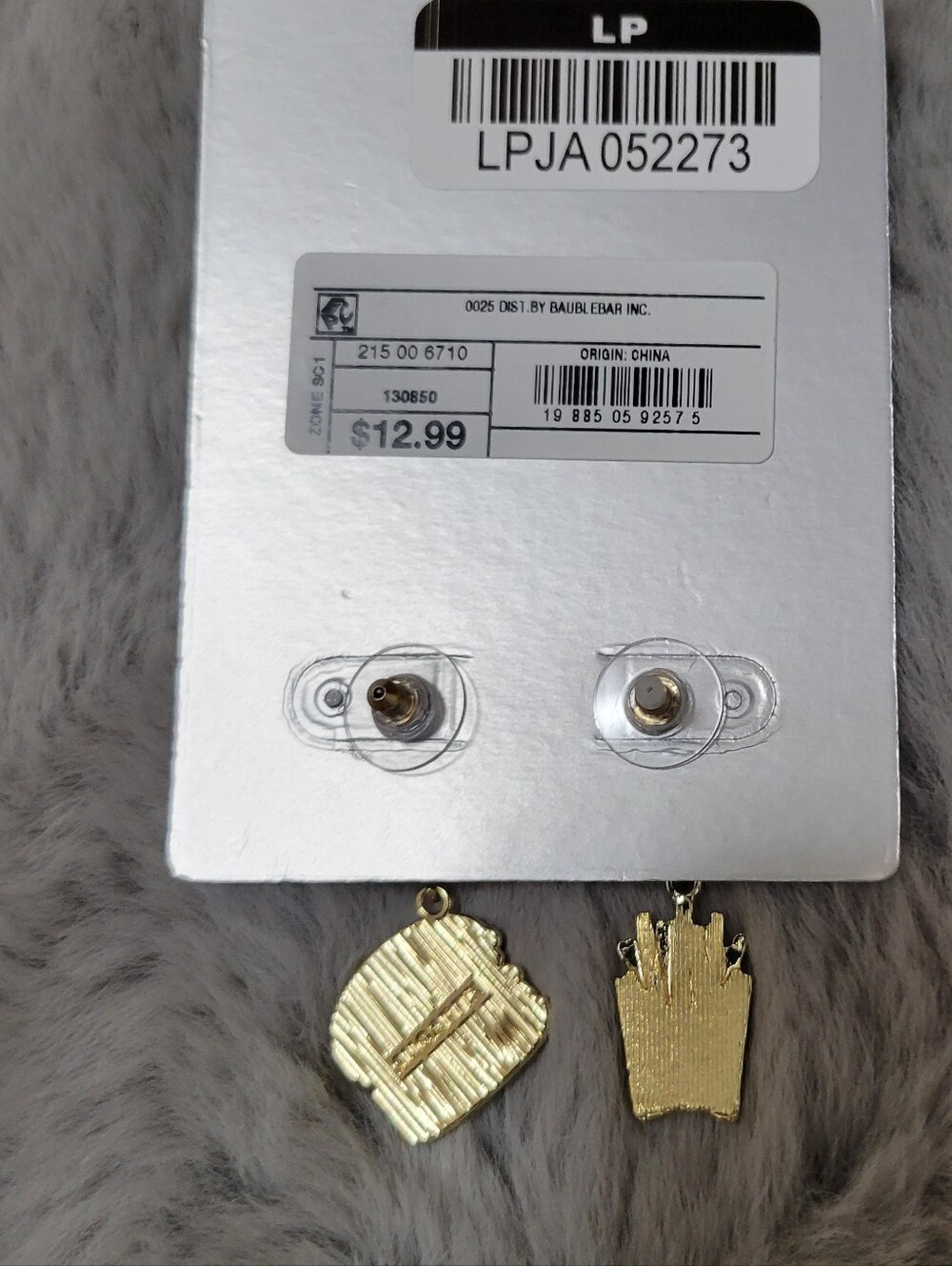 Nwt Sugarfix By Baublebar "Bbq Bite" Theme Earrings - Picture 3 of 3